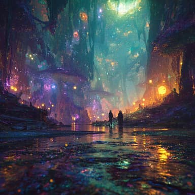 The Weft landscape - mystical realm